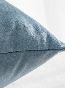 2入組簇絨靠墊套不附帶墊芯 - 藍色 - 查看 3