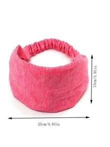 1入組素色沐浴亞克力防汗帶適用於瑜伽 - 彩色 - 查看 3