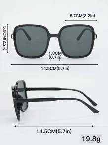 3 cặp kính râm gọng vuông cho nữ thời trang boho, dùng cho các hoạt động ngoài trời - Nhiều màu - Xem 2