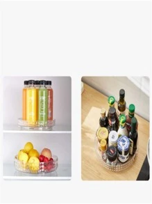 1入組可旋轉化妝品收納架 - 無色 - 查看 9