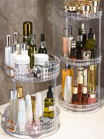 1pc Rotatable Cosmetic Storage Rack