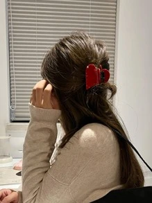 Artiglio per capelli con design cuore - Multicolore - Visualizzare 3