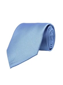 ZONFAZ 1pc Men Solid Casual Tie, For Dress DecorationMen Necktie - Baby Blue - View 2