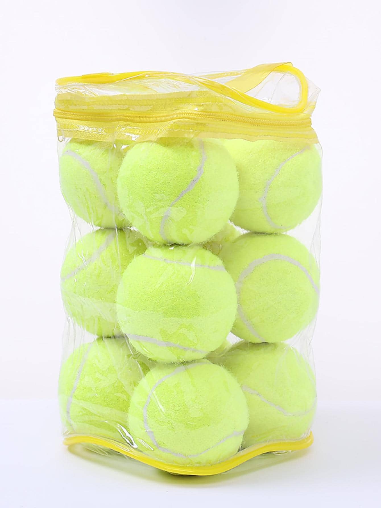 12pcs Rubber Tennis Ball - Multicolor - View 1