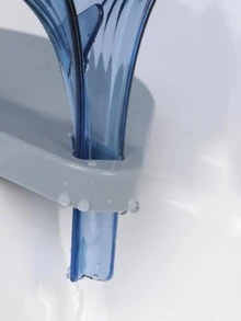 Porta Jabón De Hoja Con Estilo Nuevo - Azul - Ver 3