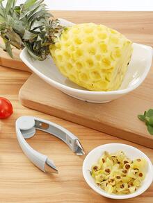 1 pieza Antifaz de acero inoxidable piña - Celeste - Ver 7