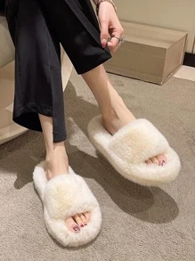 Dép đi trong Nhà dành Nữ - Màu be - Xem 2