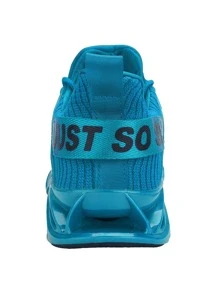 APRILSPRING Mens Sneakers Breathable Mesh Running Shoes  Casual Athletic Walking Shoes Men Outdoor Sneakers - 寶藍色 - 查看 5