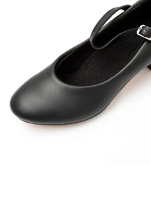 Dynadans PU Leather Ankle Strap Character Shoe 1.55'' Dance Shoes for Women - màu đen - Xem 6