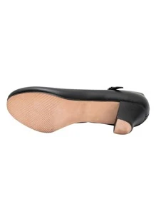 Dynadans PU Leather Ankle Strap Character Shoe 1.55'' Dance Shoes for Women - màu đen - Xem 4