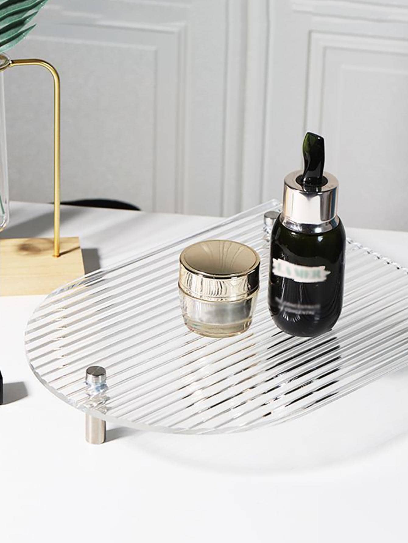 1pc Clear Jewelry Tray - Clear - View 1