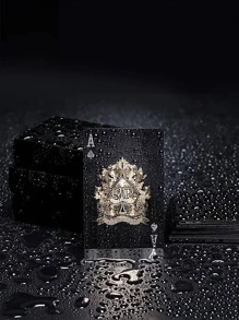 1set Vintage Pattern Playing Card - Black - View 5