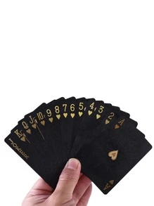 1set Vintage Pattern Playing Card - Black - View 2