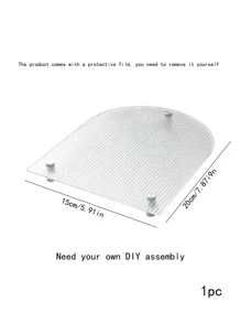 1pc Clear Jewelry Tray - Clear - View 2