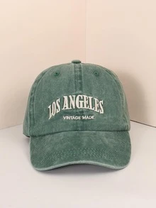 1pc Unisex Winter Hat In Dark Green Ski Hat Style Y2k Embroidery Baseball Cap Outdoor Cold-Proof Daily Warmth Cap For Casual Wear - Green - View 12