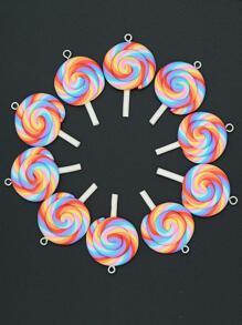 10pcs/set Creative Lollipop Design DIY Pendant For Women For DIY Jewelry Making
