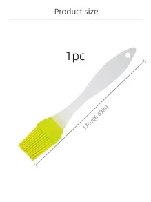 1入組矽膠油刷 - 綠色 - 查看 2