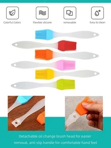 1入組矽膠油刷 - 綠色 - 查看 4