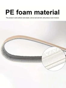 1pc PE Waterproof 3D Wall Edging Strip - White - View 4