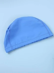 1 件防水蓝色健身泳帽、海滩必需品、海滩配件、泳池浮球 - 藍色 - 查看 2