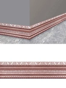 1pc PE Waterproof 3D Wall Edging Strip - Bronze - View 1