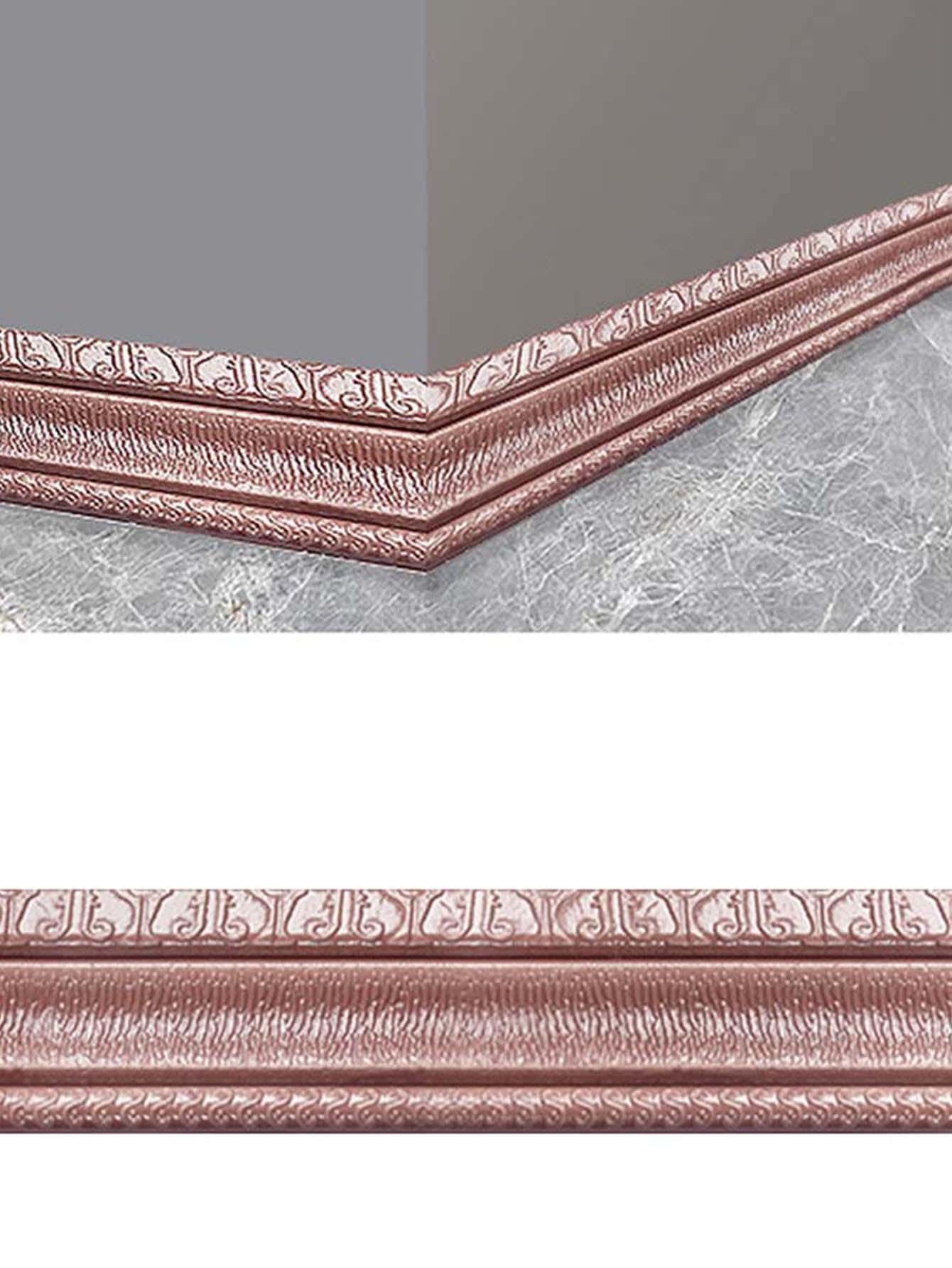 1pc PE Waterproof 3D Wall Edging Strip - Bronze - View 1