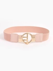 1 cái Thắt lưng đàn hồi thời trang cho phụ nữ khóa OT cho cuộc sống hàng ngày - Màu Hồng baby - Xem 1