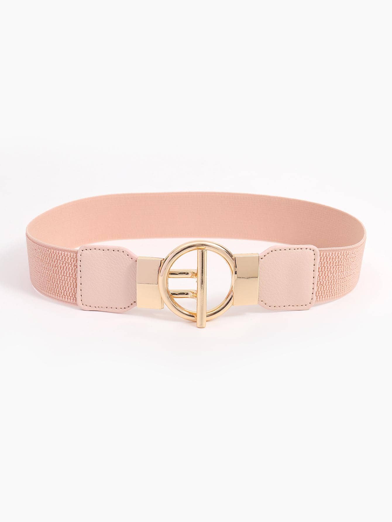 1 cái Thắt lưng đàn hồi thời trang cho phụ nữ khóa OT cho cuộc sống hàng ngày - Màu Hồng baby - Xem 1