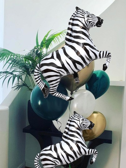 بالون زينة نمط حمار وحشي تصميم قطعة واحدة