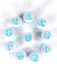 1入組字母圖案餅乾模具