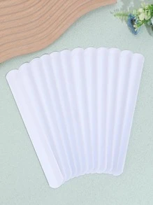 12 chiếc dây đeo cổ tay màu trơn - trắng - Xem 1