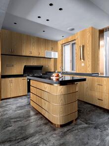 1 pezzo Adesivo da cucina con motivi legno