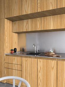 1 pezzo Adesivo da cucina con motivi legno