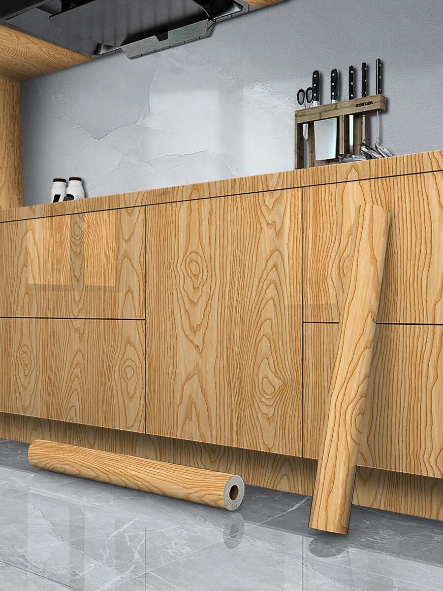 1 pezzo Adesivo da cucina con motivi legno