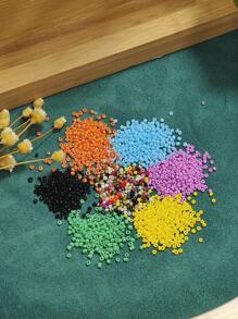 1set Mixed Color Glass Bead DIY Jewelry Accessory - Multicolor - View 7