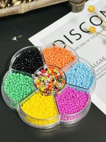 1set Mixed Color Glass Bead DIY Jewelry Accessory - Multicolor - View 4