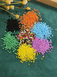 1set Mixed Color Glass Bead DIY Jewelry Accessory - Multicolor - View 6