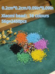 1set Mixed Color Glass Bead DIY Jewelry Accessory - Multicolor - View 8