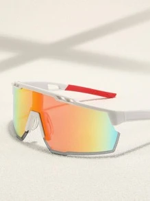 1副男士漸層充分防風太陽鏡適用於戶外