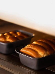 Khuôn nướng bánh mì dung tích lớn, Khay nướng chống dính, Khuôn bánh, Khuôn nướng pizza - Làm nóng đều, Dễ vệ sinh, Hoàn hảo để nướng bánh, Tiệc sinh nhật - Xám - Xem 4