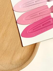 3 chiếc kẹp tóc cá sấu thời trang cho nữ dùng trong cuộc sống hàng ngày kẹp tóc trượt kẹp tóc - Hồng - Xem 7