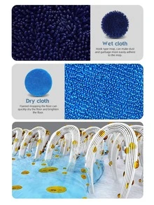 1pc Long Handle Electric Window Cleaning Brush - White - View 5