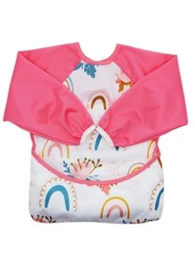 1 cái Yếm Cầu Vồng Polyester & In Hoa Cho Bé - Nhiều màu - Xem 5