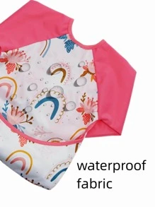 1 cái Yếm Cầu Vồng Polyester & In Hoa Cho Bé - Nhiều màu - Xem 3