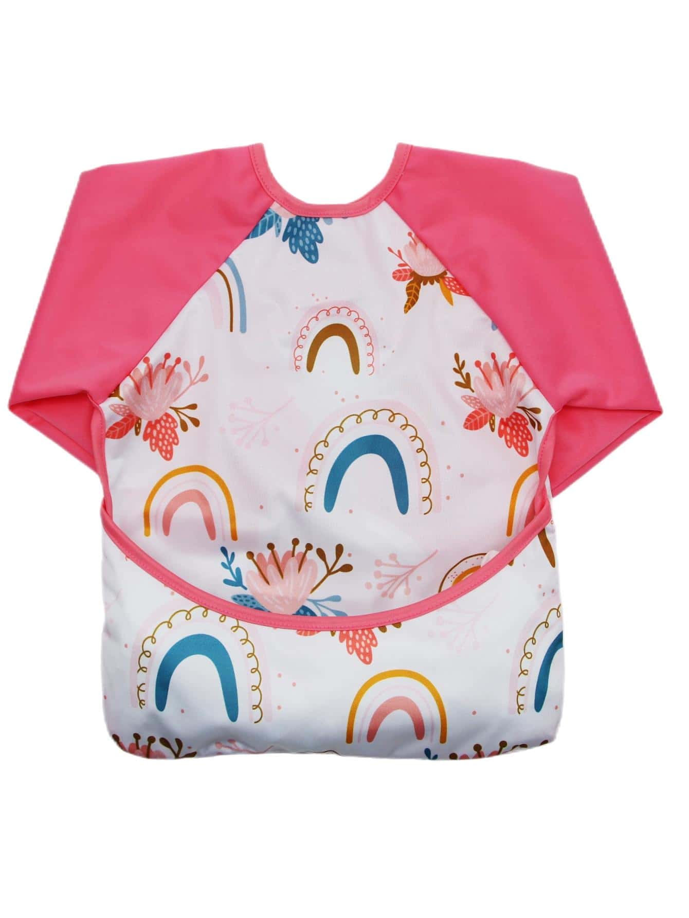 1 cái Yếm Cầu Vồng Polyester & In Hoa Cho Bé - Nhiều màu - Xem 1