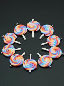 10pcs/set Creative Lollipop Design DIY Pendant For Women For DIY Jewelry Making