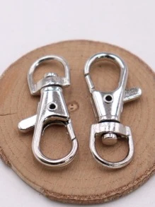 20 cái/bộ Khóa tôm hùm tự làm thời trang dành cho nữ để làm đồ trang sức tự làm - Ancient Silver - Xem 3