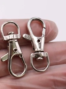 20 cái/bộ Khóa tôm hùm tự làm thời trang dành cho nữ để làm đồ trang sức tự làm - Ancient Silver - Xem 4