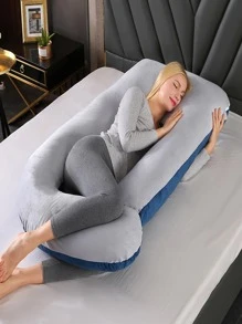 Gối ôm toàn thân cao cấp G-Type, hỗ trợ công thái học cho tư thế nằm nghiêng, có thể chuyển đổi thành gối nêm và gối tựa lưng, hoàn hảo cho sử dụng tại nhà và khi đi du lịch. - Màu xanh hải quân - Xem 2