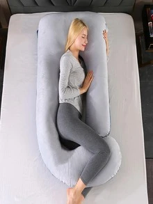 Gối ôm toàn thân cao cấp G-Type, hỗ trợ công thái học cho tư thế nằm nghiêng, có thể chuyển đổi thành gối nêm và gối tựa lưng, hoàn hảo cho sử dụng tại nhà và khi đi du lịch. - Màu xanh hải quân - Xem 3